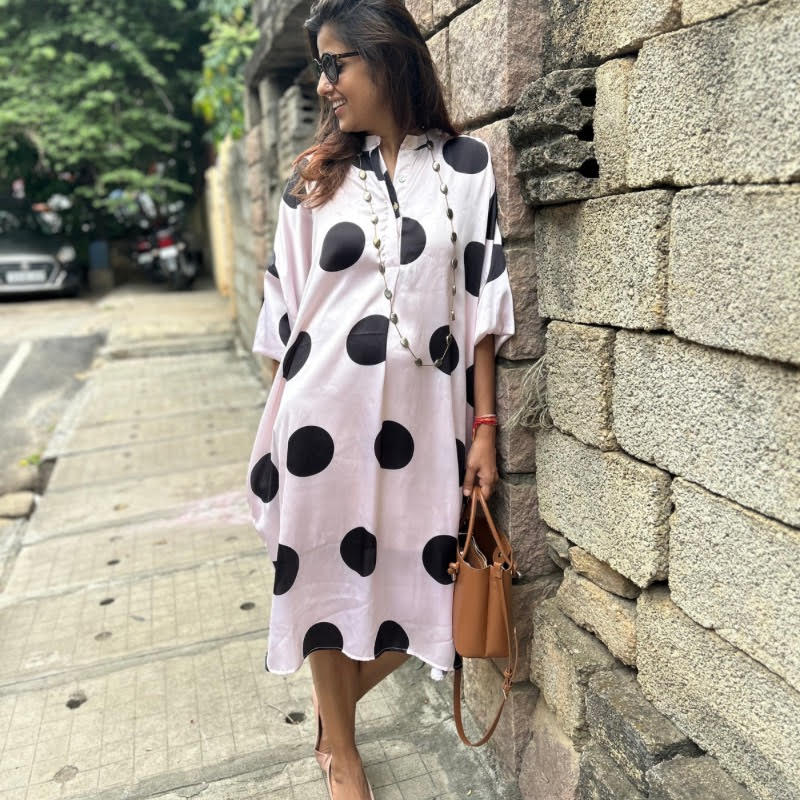 Oversized polka clearance dot dress