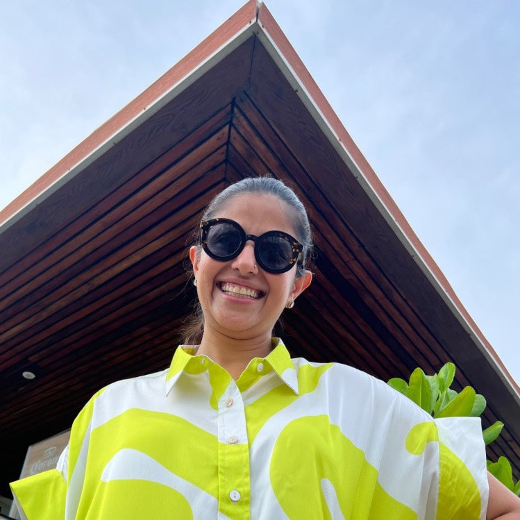 Coco Lime Green & White Shirt