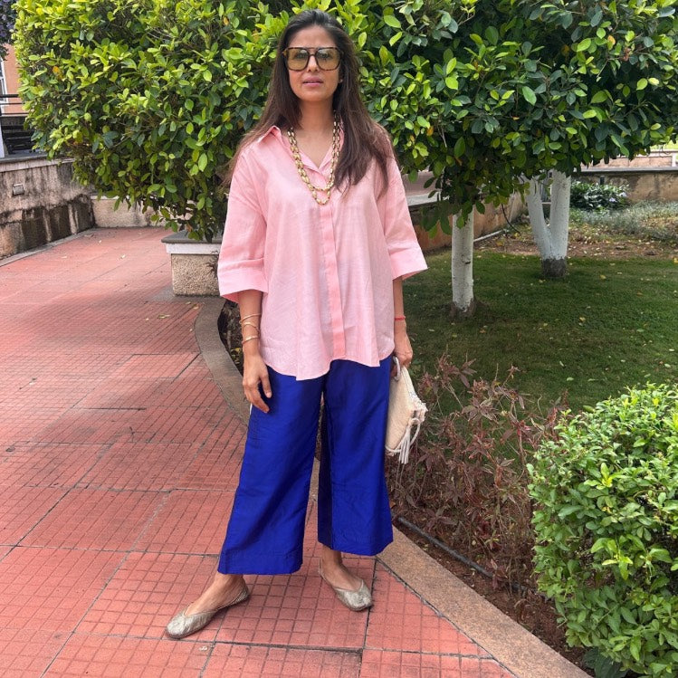 Pink Oversized Shirt