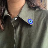 Sundae Evil Eye Shirt — Olive Green | Poppy & Co
