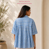 Sundae Gingham Shirt — Mahjong Fish Edit | Poppy & Co