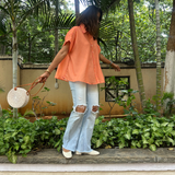 Coco Pink & Yellow Stripe Shirt