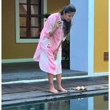 Pink check dress by Poppy & Co featuring classic check pattern, soft fabric, and a comfortable, stylish everyday fit.
