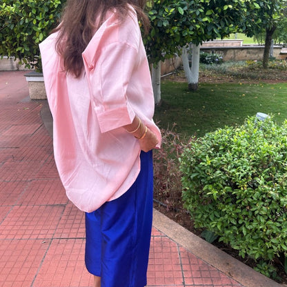 Pink Oversized Shirt