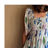 The Chloe Dress — Botanical Bow-Strap Midi