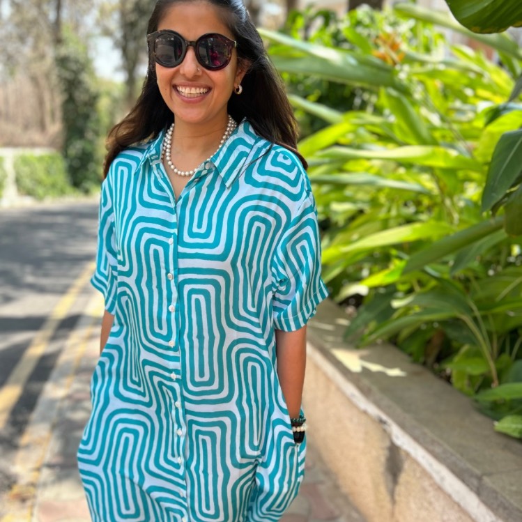 Mindy Teal Green Dress