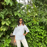 Sundae Shirt Blue & White Stripe - Poppy & Co
