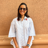 Sundae Shirt Blue & White Stripe - Poppy & Co